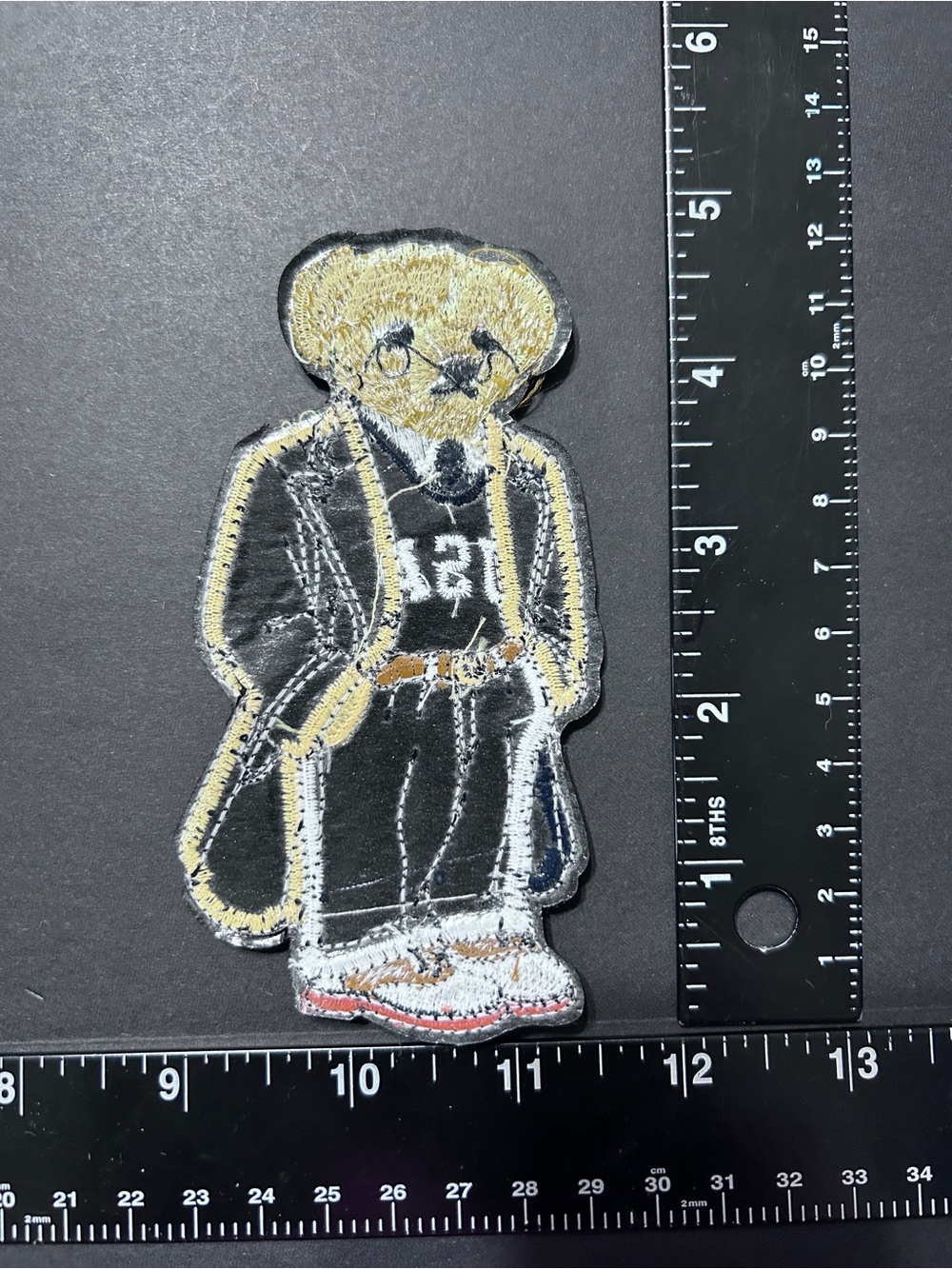 Ralph Lauren Polo Bear Embroidered Patches a lot of 6 Iron-on - Picture 7 of 16